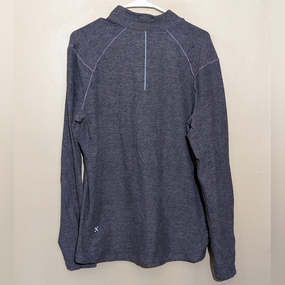 Lululemon Surge Warm Men’s Large 1/2 Zip Pullover, Gray - Picture 4 of 4